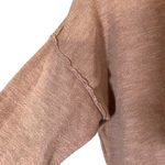 Madewell  Rose Pink Linen Cotton Blend Knit Sweater Women Sz XXS Photo 3