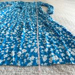 Seraphine Maternity & Nursing Margaux Floral Tiered Midi Dress Blue Size 6 Photo 9