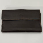 Rare Lauren Ralph Lauren Equestrian Brown Logo Leather Bifold Wallet Photo 1