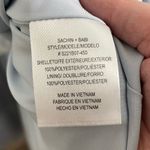 Sachin and Babi Alli Gown Ice Blue Maxi Dress Size 8 Gold Photo 5