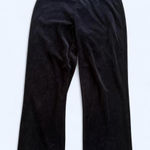 Black velour vintage 2000s sweatpants Size Medium Photo 0