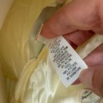 Vintage 80s Elaine’s Victorian Bridal Tea Midi Length Ivory Dress and Cape S White Photo 8