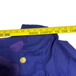 Geary Roark Kamisato Linen Dress Open Back Gold Button Detail Size 14* Blue Photo 12