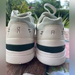 on cloud On Running Cloud White and Green Women's Sneakers Photo 4