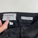 frame denim FRAME Le Crop Mini Boot Jeans Women's Faded Black Denim Size 27 Mid Rise Cropped Photo 4