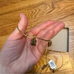 ALEX AND ANI Energy Adjustable Bracelet Set Charms Winter Holiday Present Sled Photo 3