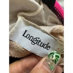 Longitude Women's Square Neckline Built In Bra Stripe Swimsuit Tankini Top 8 Photo 2