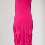 Mermaid Sirencore Bright Pink Strapless Jelly Fish Midi Maxi Dress XS / S Photo 0