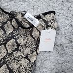 ANDIE READ Swim Snakeskin Snake Print Riviera Belted High Waisted Bottom Small Photo 6