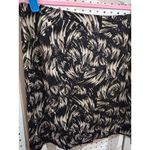 Alfani  Black White Abstract Print Pencil Skirt Size 8 Zipper Back Career Photo 1