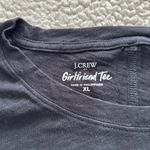 J.Crew Womens Girlfriend Crewneck Tee in Black Size XL #AJ089 Photo 3