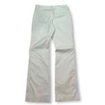 Armani Exchange Y2K AX White Cotton Blend Pants Bootcut Neon Trim Womens 4 Photo 1