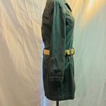 Steps NY clothing company khaki shirt dress. Green Size 4 Photo 2