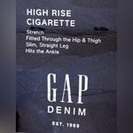 Gap VINTAGE  HIGH RISE CIGARETTE
Stretch jeans Photo 10