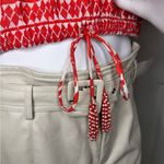 Farm Rio Red and White Floral Crop Top Photo 11