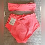 Lemlem  Lena Coral High-Waist Bottom and Lena Bandeau Size‎ XS NWT Photo 1