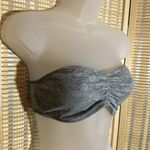 PINK - Victoria's Secret  Lilac or Pale Blue Gray Lace Bandeau Medium M Photo 1