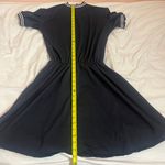 New Kawaii Navy Blue Button Up School Girl Short Sleeve Dress Size M Photo 12