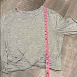 Aerie  Twist Front Cropped Long Sleeve tee Photo 3
