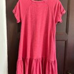 SATURDAY SUNDAY | Anthropologie Kathie Flounced Tiered Mini Dress | Size Small Red Photo 6