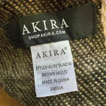 Akira  Boho Plaid Pleated Kimono long Maxi Poncho.   A36 Photo 6