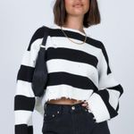 Princess Polly  London Bridge Striped Distressed Sweater size XS/S Photo 8