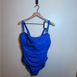 Ralph Lauren LAUREN  Beach Club‎ Solids Twist Bandeau Underwire One-Piece Photo 1