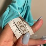 Becca Olivia One Piece Corset Square Neck Swimsuit in Sea Blue- Size Small Photo 8