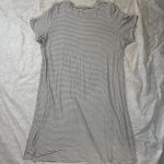 American Eagle  Black & White Striped T-shirt Dress Photo 3