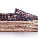 Anthropologie Superga Leopard Print Slip On Espadrille Platforms Photo 0