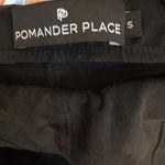 Tuckernuck  Pomander Place Black Suede Slit Front Sloane Leggings SM Front Seam Photo 3