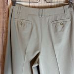 Talbots Beige Tailored Fit Wide Leg High Waist Stretch Neutral Trousers 8 Photo 7