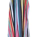 NWT New York & Company Wide Leg Palazzo Pants Petite S Multicolor Striped Beachy Pink Photo 3
