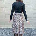 French Connection  Snakeskin Satin Midi Slip Skirt XS Photo 5