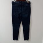 American Eagle  18 Long 36x30 Distressed High Rise Dark Wash Raw Hem Jeans Photo 6