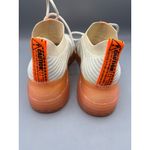 Steve Madden Cello White Orange Knit Sneakers Wedge Sole Womens Size 9 M Photo 2