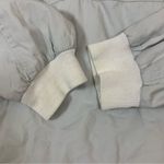 Current Seen  Apparel Hooded Windbreaker Jacket Light Gray Zip Up Casual‎ Medium Photo 3