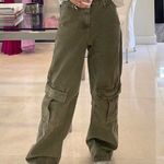 ZARA  Khaki Cargo Trousers Photo 1