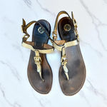 Tory Burch  Metallic Gold Sandals size 7 Photo 3