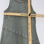 Bordeaux Anthropologie Dress Womens Medium Green Asymmetrical Seamed Midi Photo 5