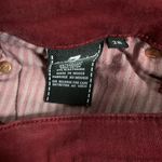 7 For All Mankind 7FAM Gwenevere ankle size 28 maroon denim jeans Photo 2