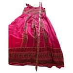 EUC pink boho Western print baby doll midi tank dress Mi Ami Francesca’s L Size L Photo 8