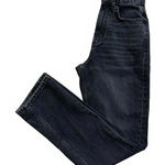 ASOS High Rise Rigid Straight Leg Jeans Pants Washed Black Denim GUC Size 26 Photo 0