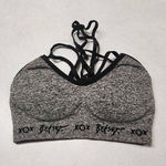 Betsey Johnson  Size XS Charcoal Gray Performance Bra  Removable Padding Photo 0