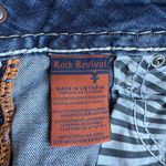 Rock Revival Women’s Nancy Embellished Distressed Crop Jeans Size 29 Photo 13