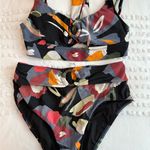 Bar III Women’s Multicolor Bikini Top Size S Bottoms Size M Photo 0