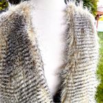 Grace Elements  Open Front Faux Fur Vest Photo 6