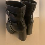 Vince Camuto women black leather platform Coliana heel boots Size 8 Photo 12