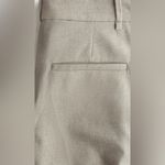 H&M White Linen Blend Wide Leg Trouser pants, size 14 Photo 3