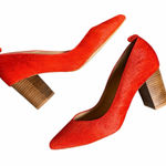 Anthropologie  Calf Hair High Block Pump Heel Size 10 Photo 0